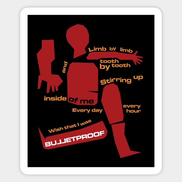 Bulletproof Red Magnet by Raul Baeza